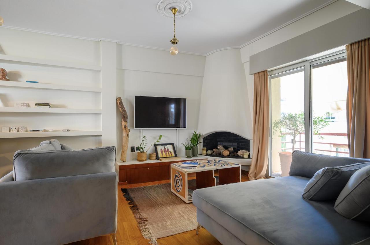 Relaxed Art Deco Maisonette Pagrati Athens Ngoại thất bức ảnh